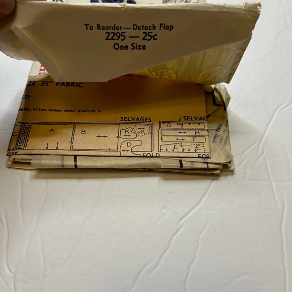 Simplicity Vintage 1950's Pattern #2295 Women's Aprons One Size - Picture 4 of 7